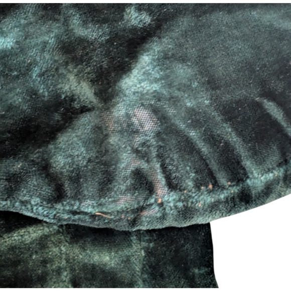 Antique Victorian 1890 Jacket Bodice Leg of Mutton Sleeve Velvet Double Breasted - Picture 12 of 16